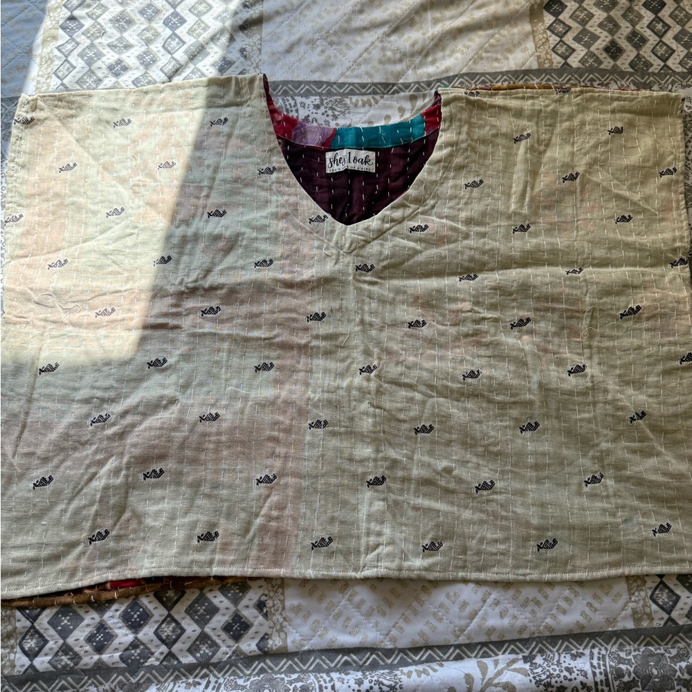 Kantha cropped top